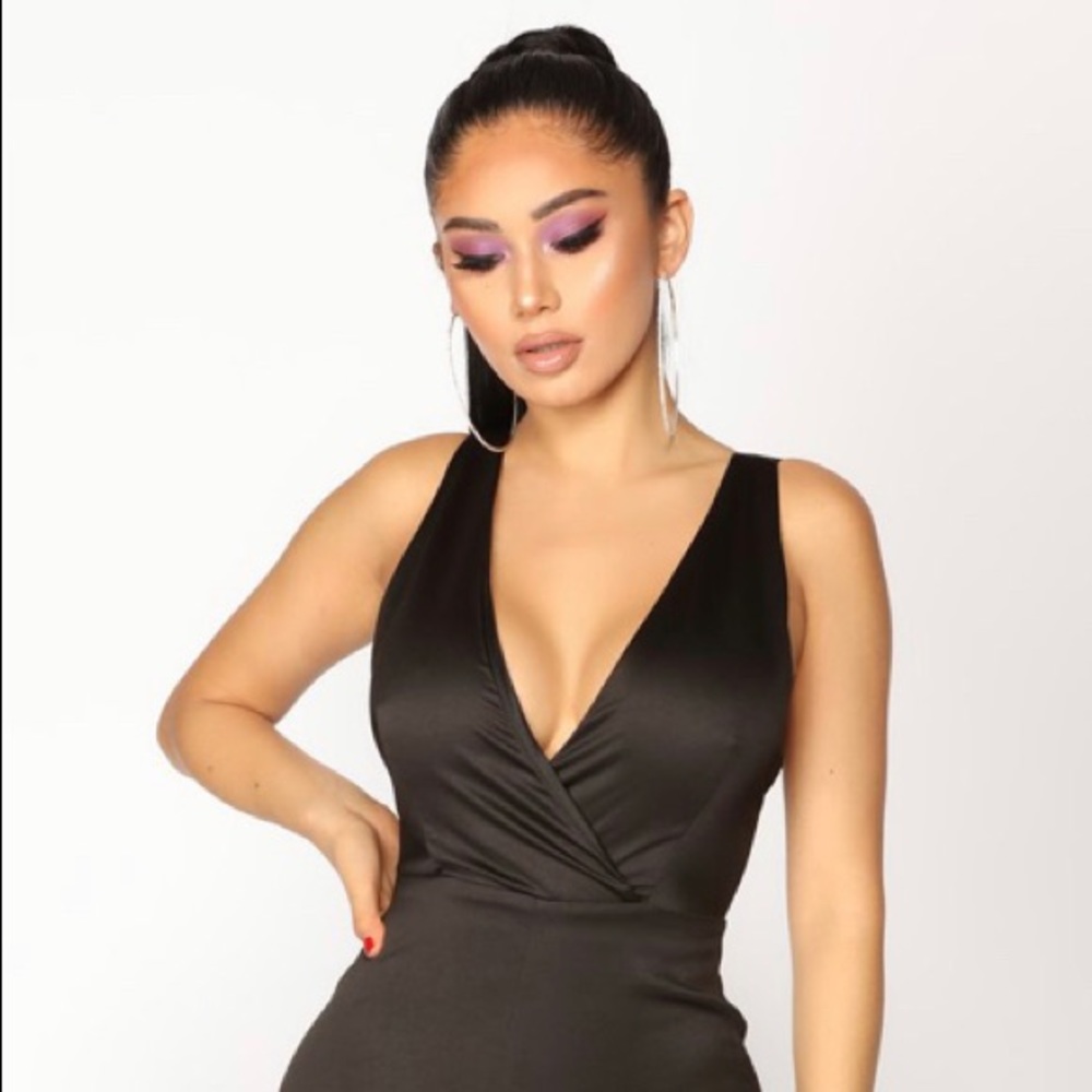 Time to Spare Satin jumpsuit